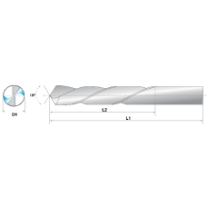 Burghiu 1,5 mm HSS+TIN pentru metal set 2 buc Raid..